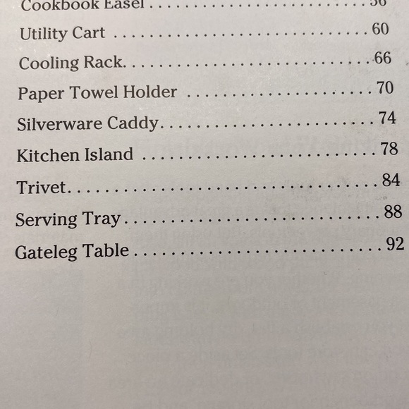 Kitchen Accessories Basic Wood Projects with Portable Power Tools Black & Decker - Picture 14 of 14